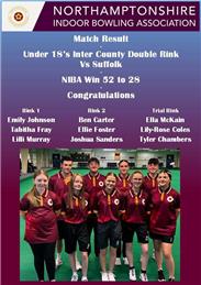 Under 18's Win against Suffolk