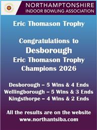 Desborough IBC - Eric Thomason Trophy Champions 2026