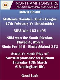 Midlands Counties Senior League Win